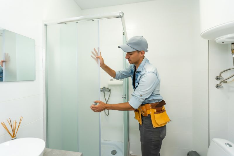 Shower Window Installation detail
